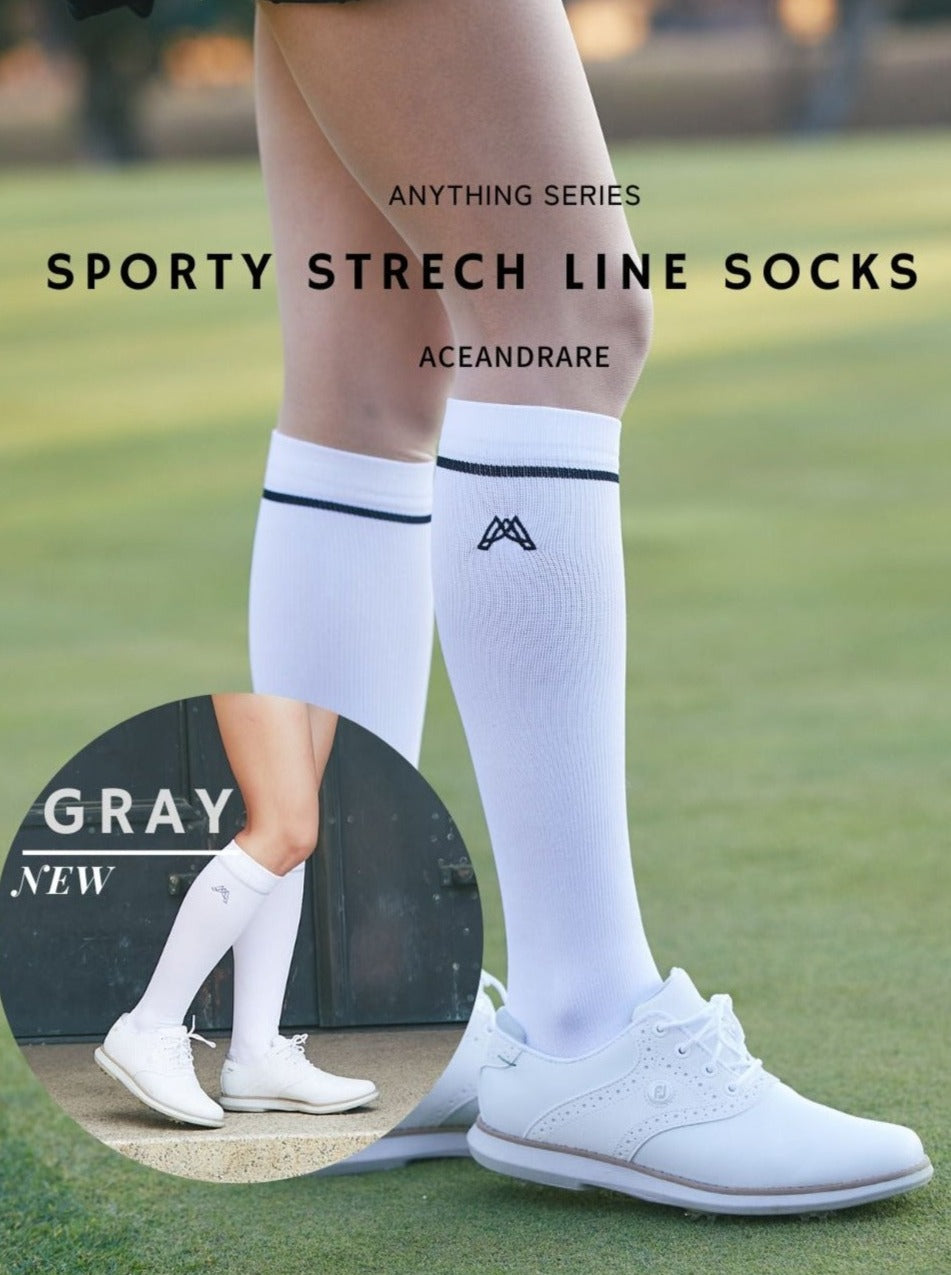 スポーティーストレッチ ラインソックス – ACEANDRARE