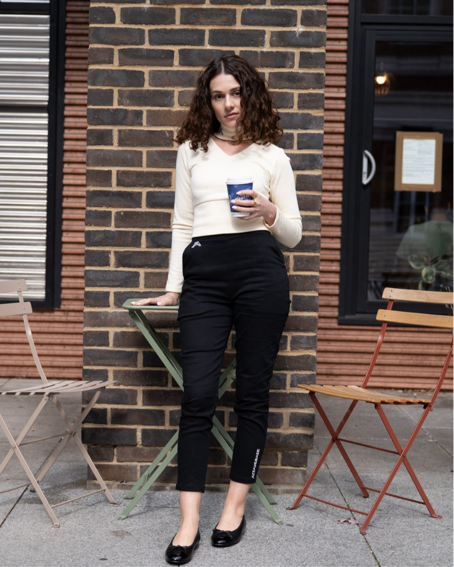 SCULPTURE HIGHLINE TROUSERS / BLACK