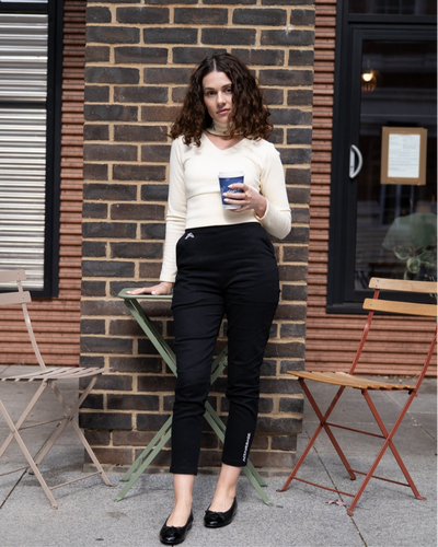 SCULPTURE HIGHLINE TROUSERS / BLACK