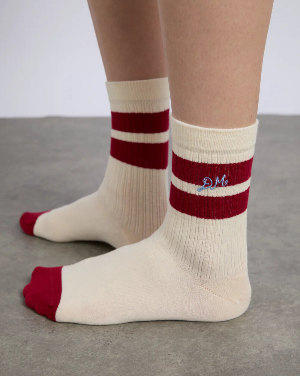 【Damson Madder】sporty calf length socks