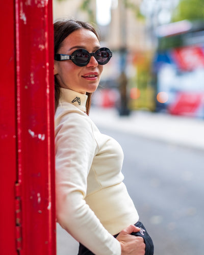 KNIGHTSBRIDGE CHOKER NECK / ROYAL MILK