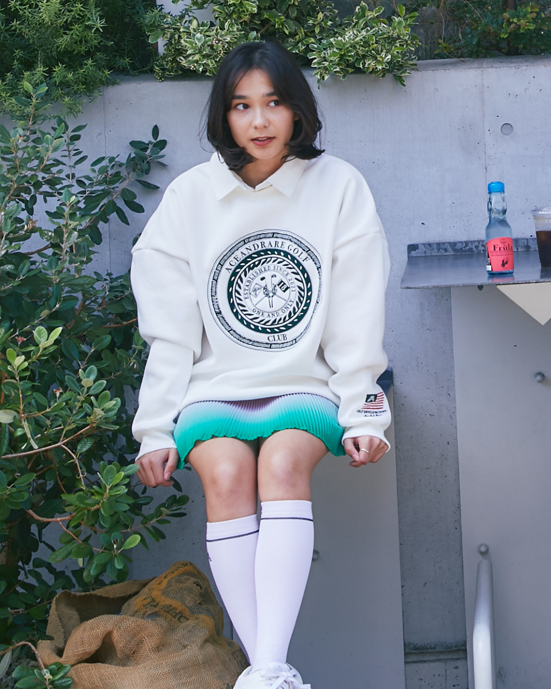 US GOLF CLUB トレーナー / WHITE – ACEANDRARE