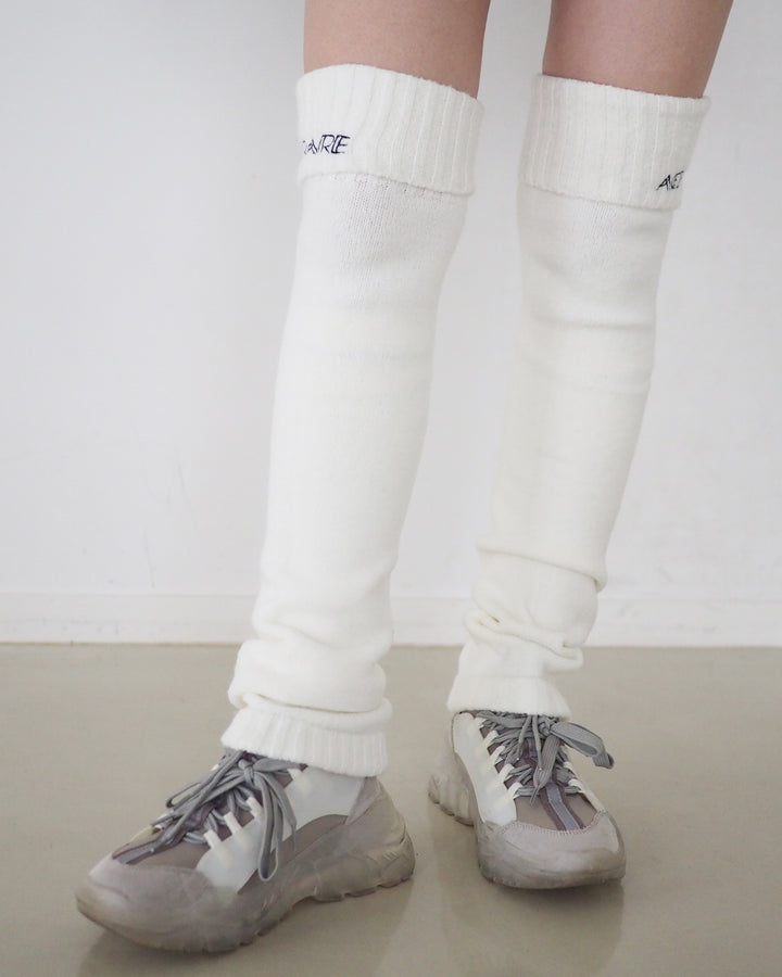 リボンニーハイレッグウォーマー White 白 リボンニーハイレッグウォーマー》WHITE | HIDOLATRAL THEODOL
