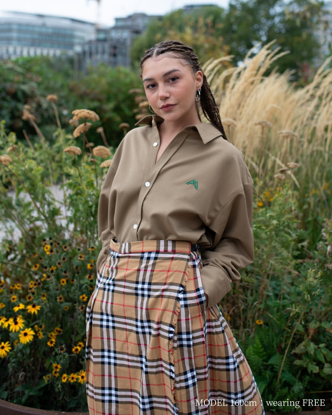 REGENT OXFORD SHIRT / TEA LATTE