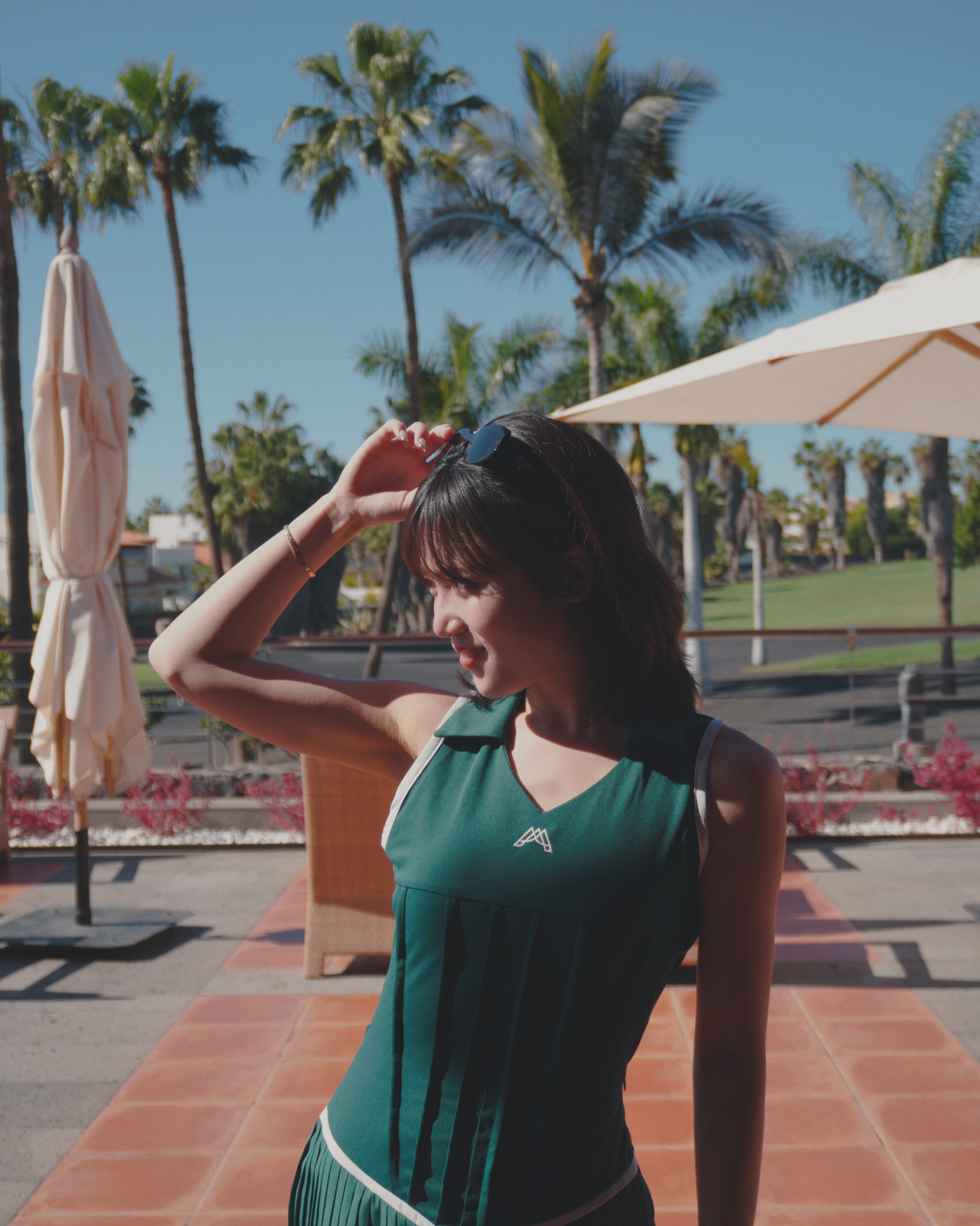 PALMA CORSET OPENBACK DRESS / DUSK GREEN – ACEANDRARE