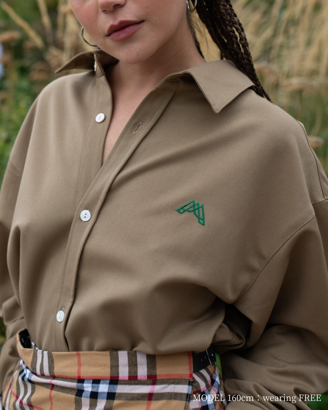 REGENT OXFORD SHIRT / TEA LATTE