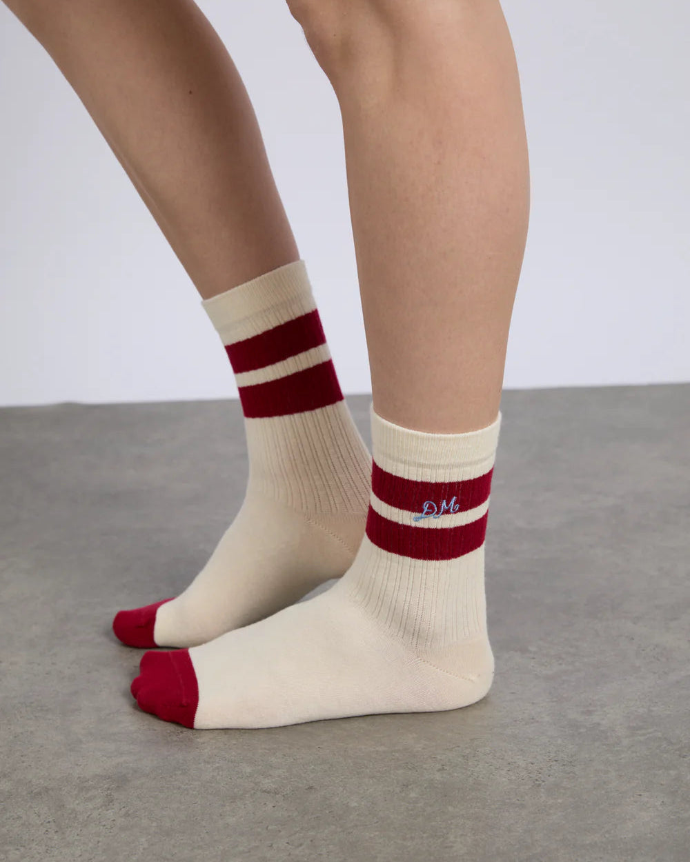 【Damson Madder】sporty calf length socks