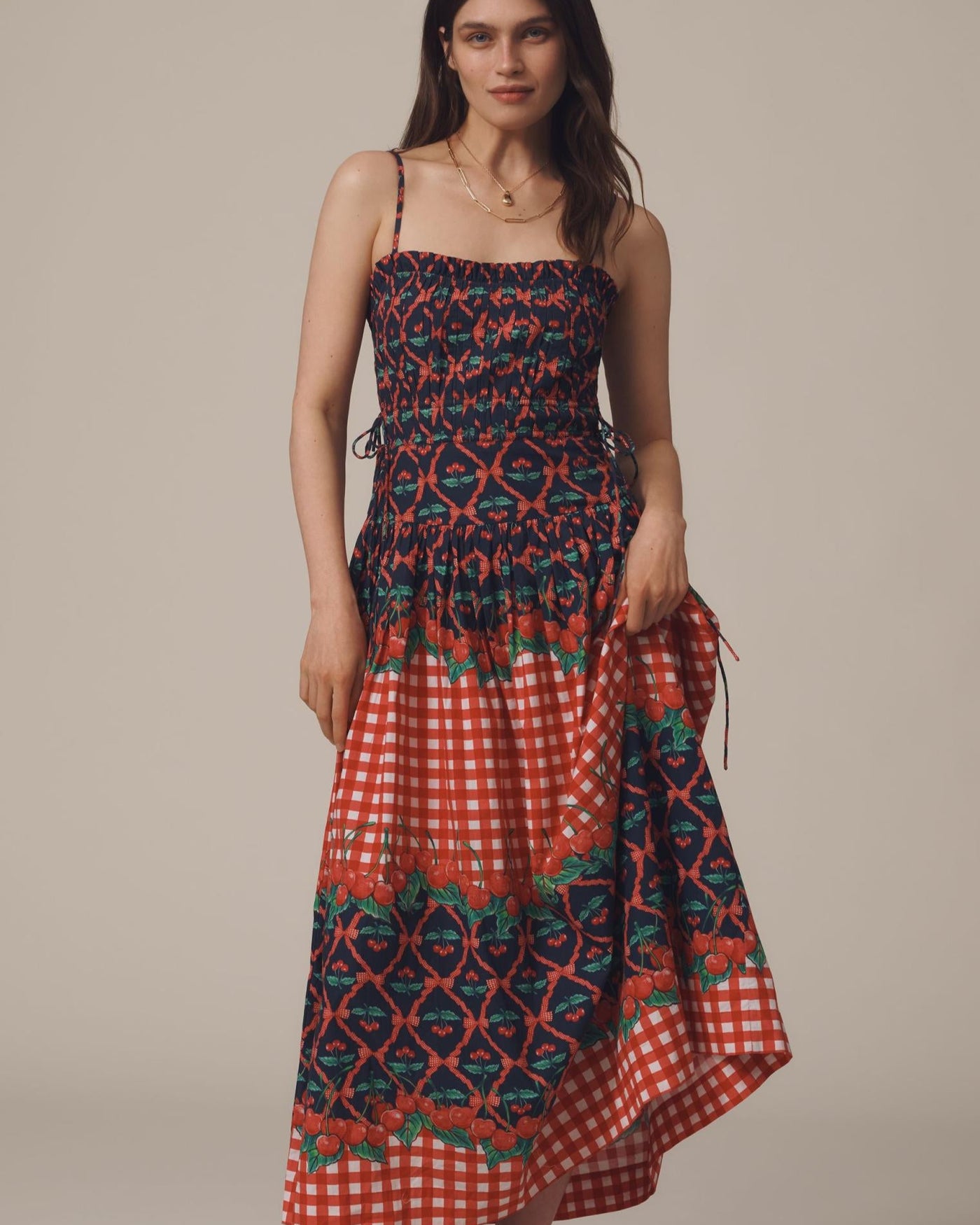 【Damson Madder】 Cherry Pie Dress