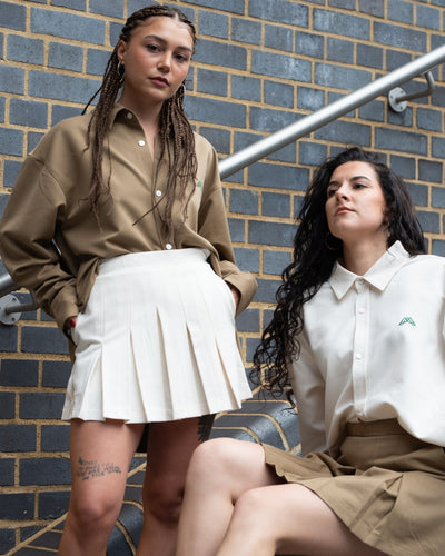 REGENT OXFORD SHIRT / TEA LATTE