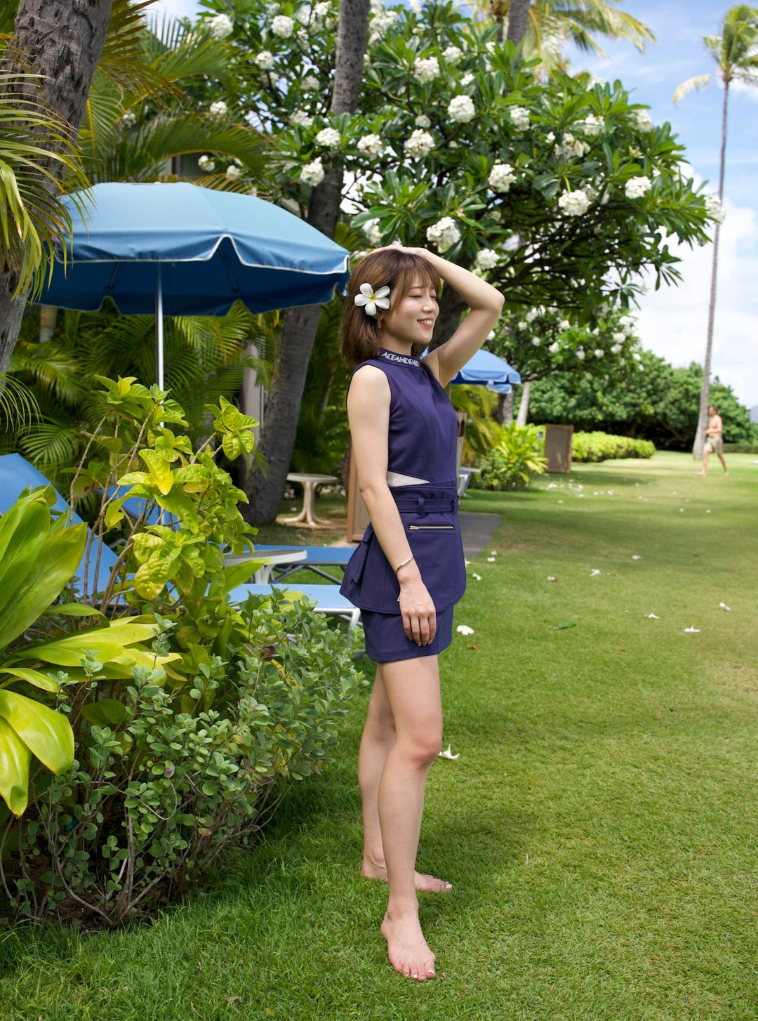 ACE AND RARE ネイビー ワンピース ACE AND RARE ネイビー ワンピース