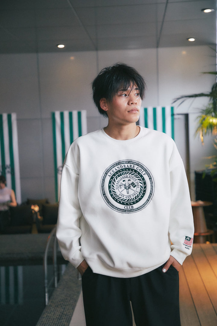 US GOLF CLUB トレーナー / WHITE – ACEANDRARE