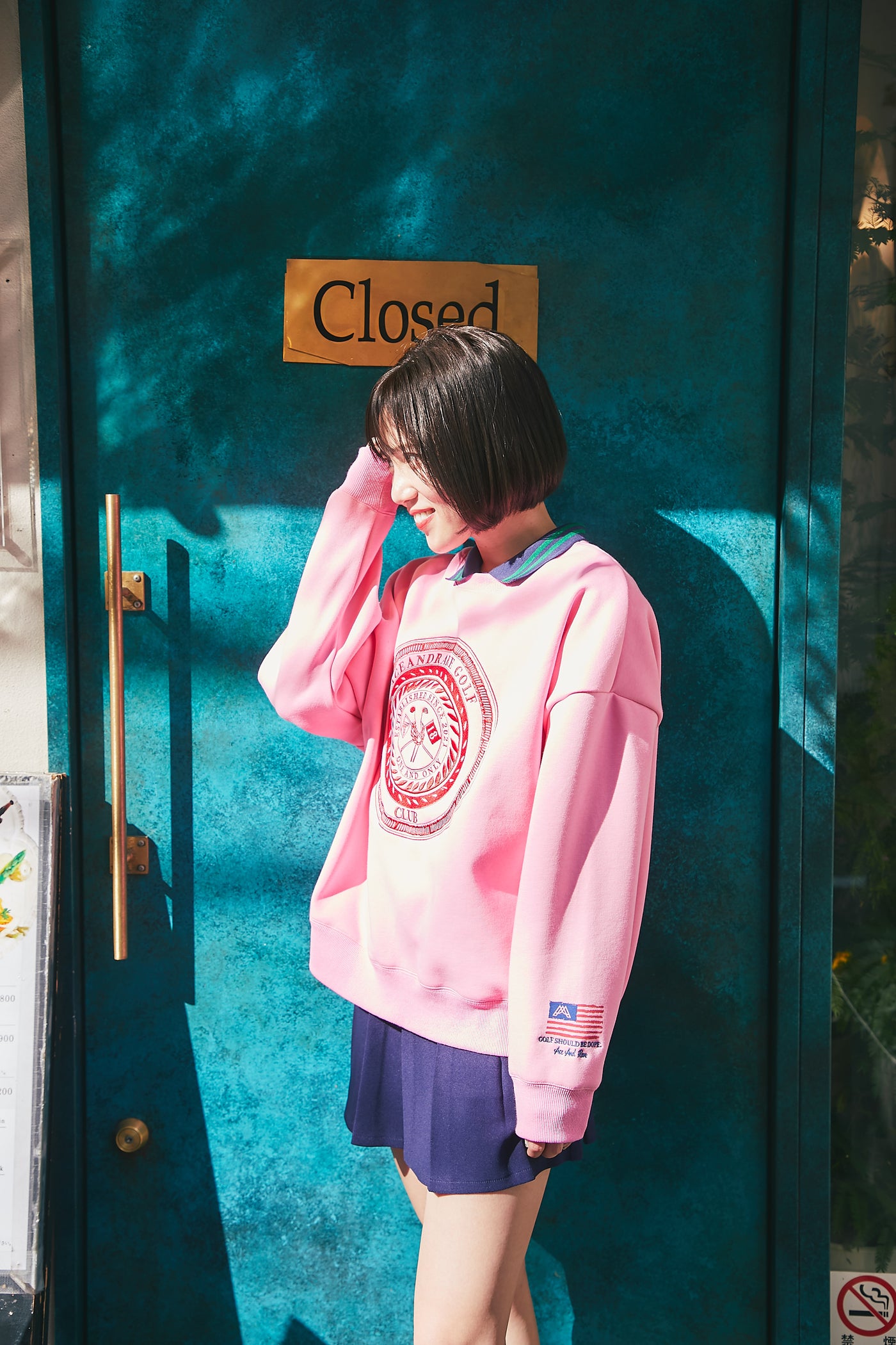 US GOLF CLUB トレーナー / FRENCH PINK