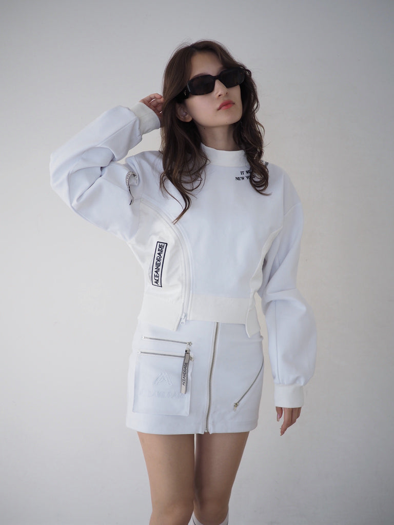 ACEANDRARE DUMBOワークポケットスカート / WHITE 158T ACEANDRARE DUMBOワークポケットスカート / WHITE 158T