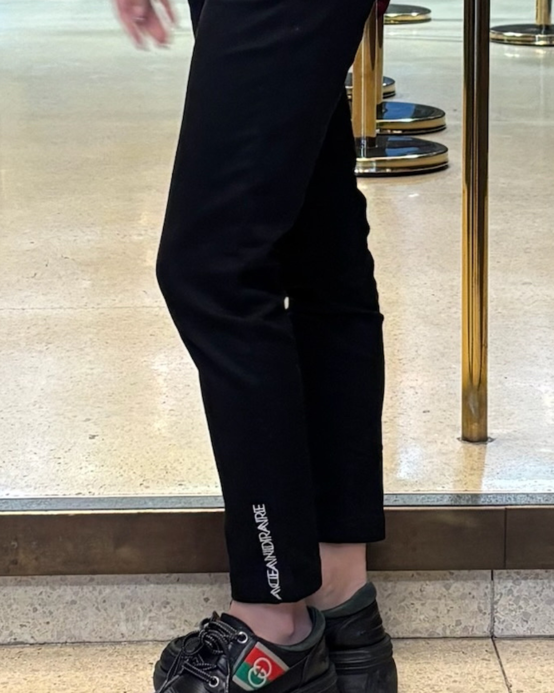 SCULPTURE HIGHLINE TROUSERS / BLACK