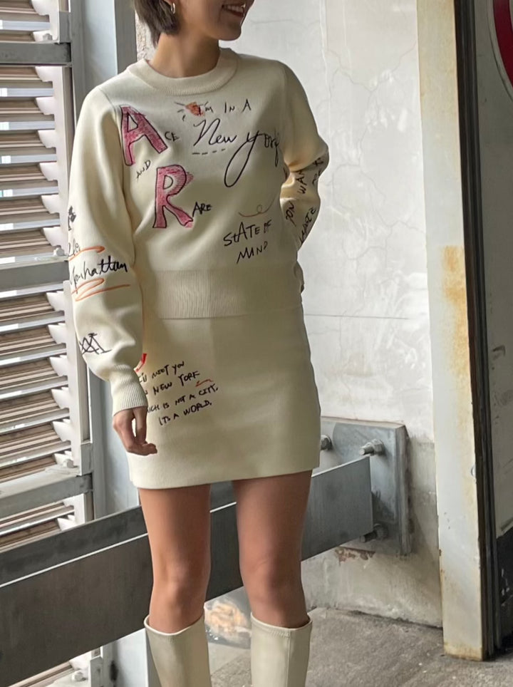 WILLIAM グラフィティ グラム ニット – ACEANDRARE