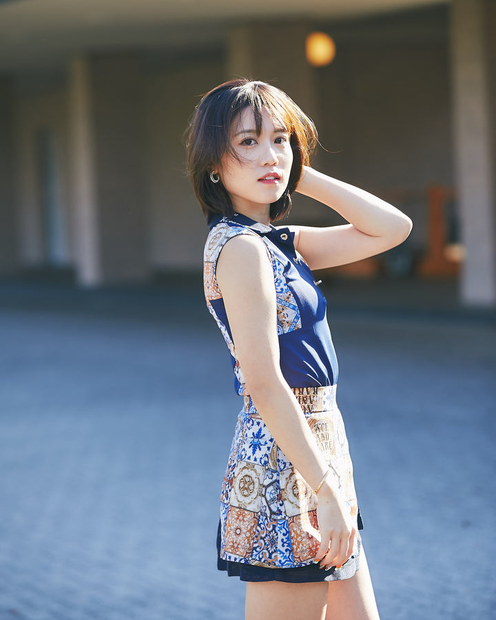 ACEANDRARE AZULEJO TILE プリーツラップパンツ 158T AZULEJO TILE プリーツ ラップパンツ【ZERO】 – ACEANDRARE