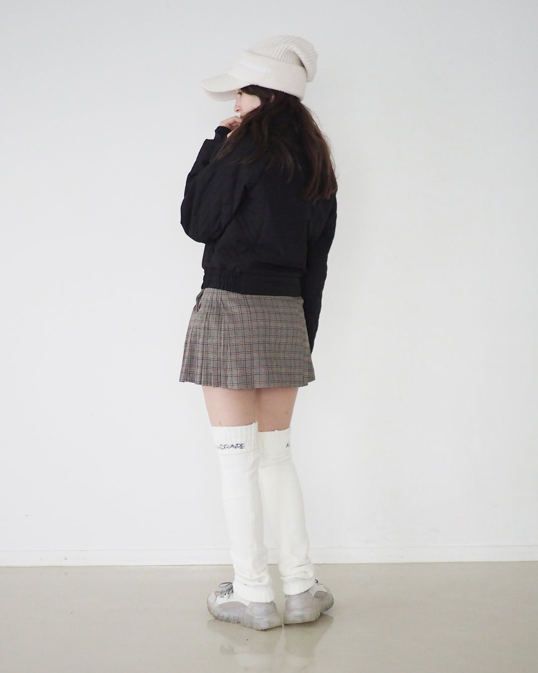 SLIM ニーハイ レッグウォーマー / WHITE – ACEANDRARE