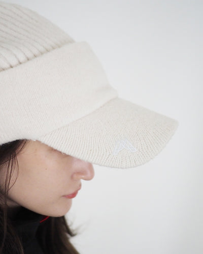 WARM KNIT CAP / WHITE