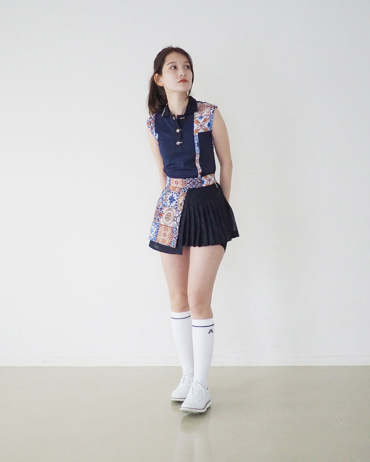 ACEANDRARE AZULEJO TILE プリーツラップパンツ 158T AZULEJO TILE プリーツ ラップパンツ【ZERO】 – ACEANDRARE