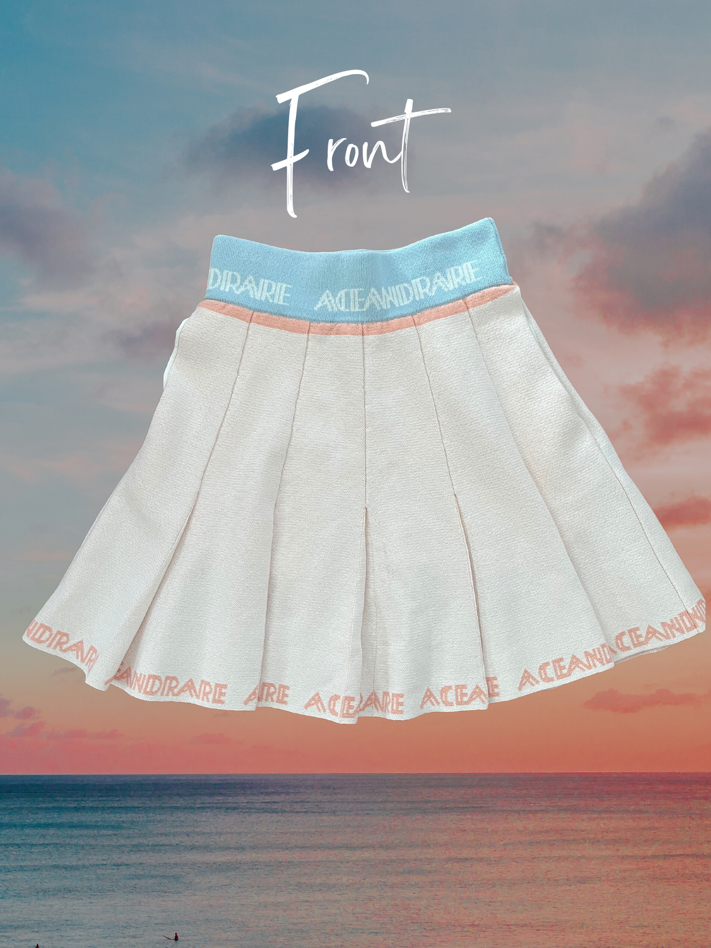大感謝セール】 エースアンドレア SKY SKIRT PLEATED WAIKIKI ウエア